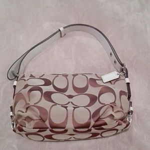 Coach signature handbag